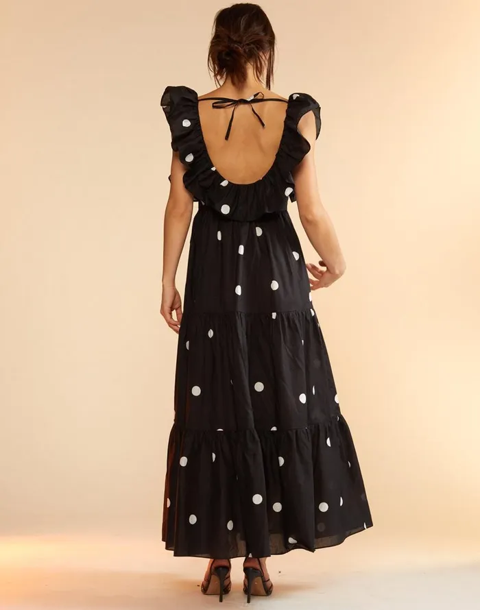 Cynthia Rowley Gabriella Ruffle Dress Women Dresses