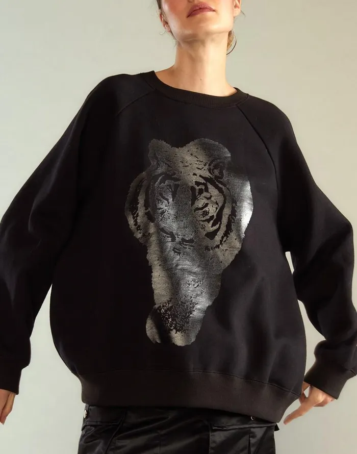 Cynthia Rowley Lioness Crewneck Women Tops