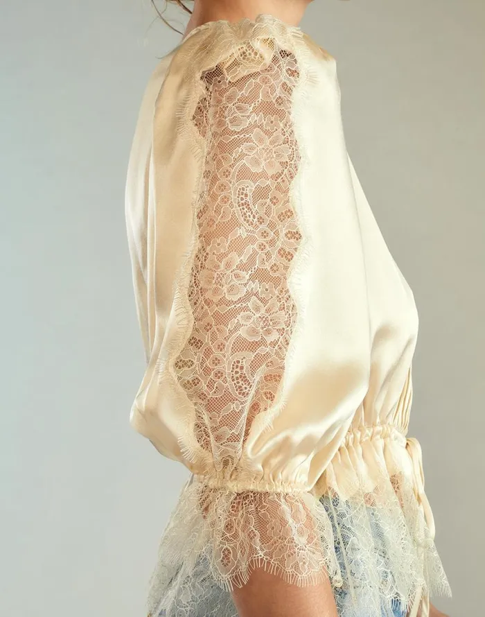 Cynthia Rowley Lure Lace Blouse Women Tops Cynthia Rowley Lure Lace Blouse Women Tops