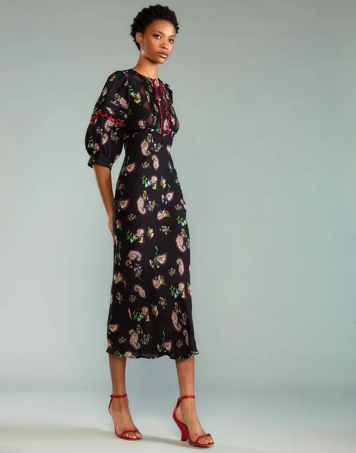 Cynthia Rowley Midnight Garden Dress Women Dresses Cynthia Rowley Midnight Garden Dress Women Dresses