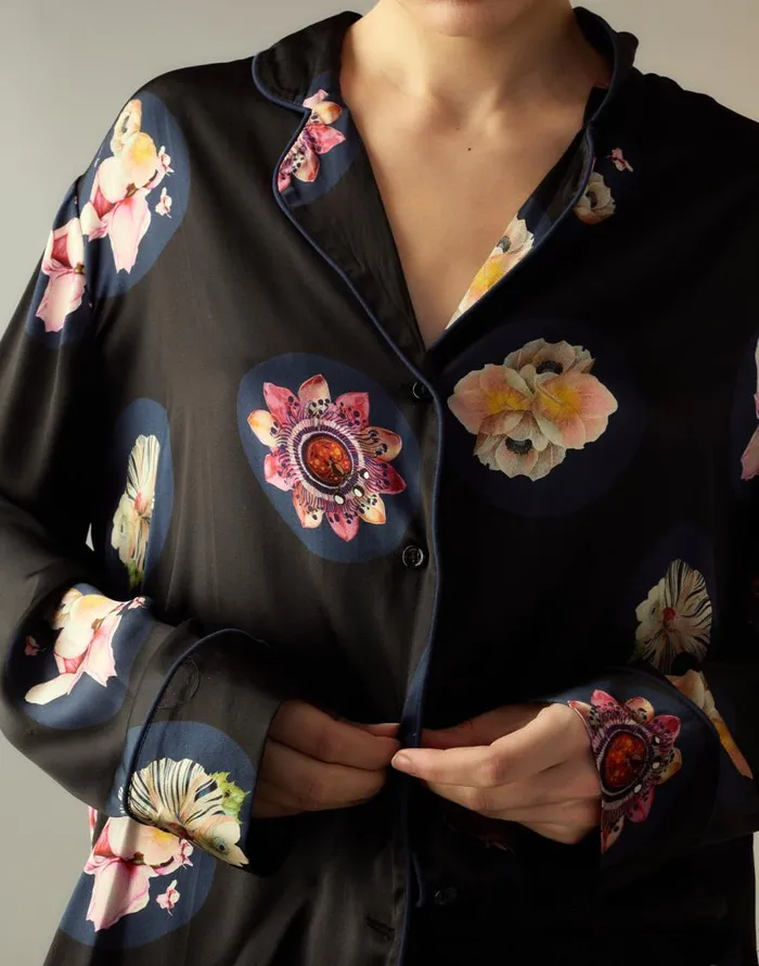 Cynthia Rowley Moonlit Petal Blouse Women Tops Cynthia Rowley Moonlit Petal Blouse Women Tops