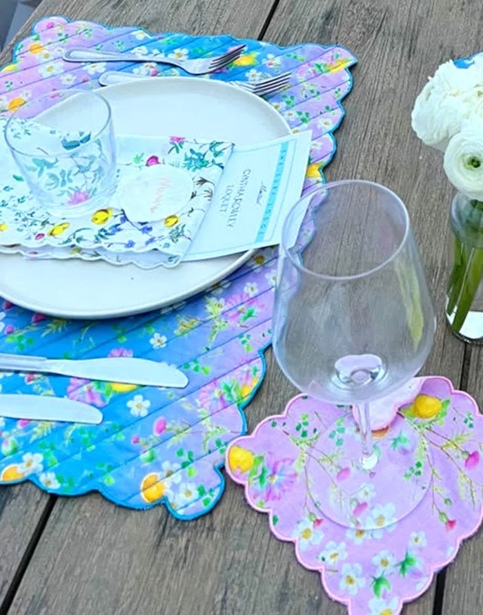 Cynthia Rowley Quilted Placemats Women Home