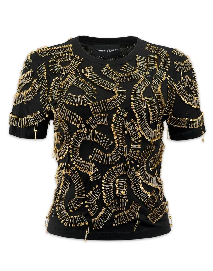 Cynthia Rowley Safety First Tee Women Tops Cynthia Rowley Safety First Tee Women Tops