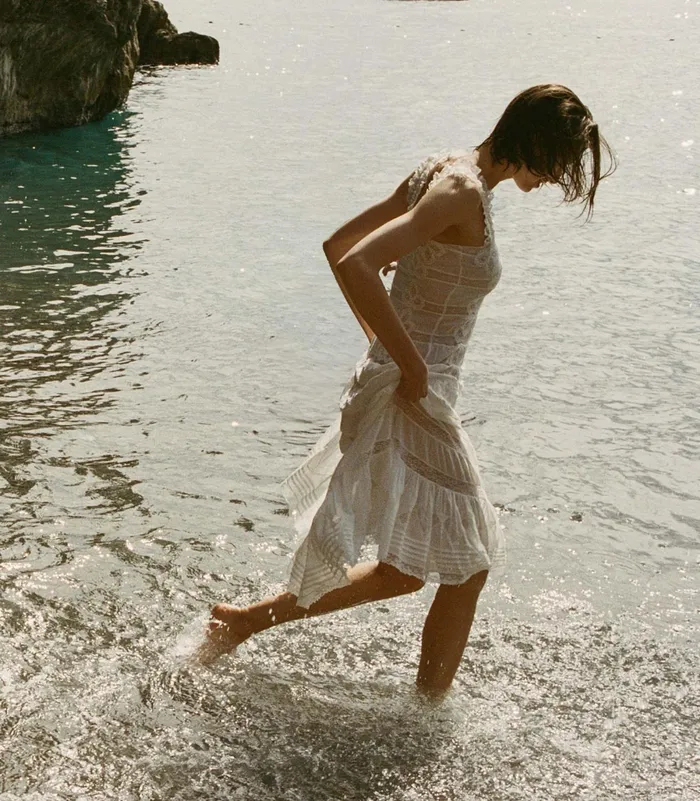 DEN Dresses Women Angeletta Dress Salt DEN Dresses Women Angeletta Dress Salt
