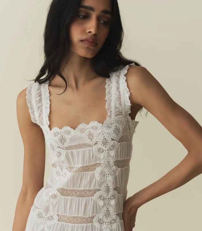 DEN Dresses Women Angeletta Dress Salt DEN Dresses Women Angeletta Dress Salt