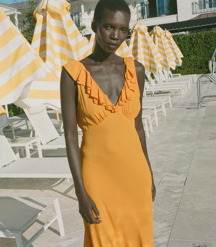 DEN Dresses Women Arleen Dress Nasturtium Orange