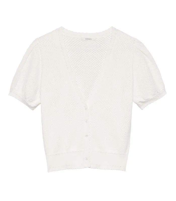 DEN Knitwear Women Ambrose Cardigan Ivory