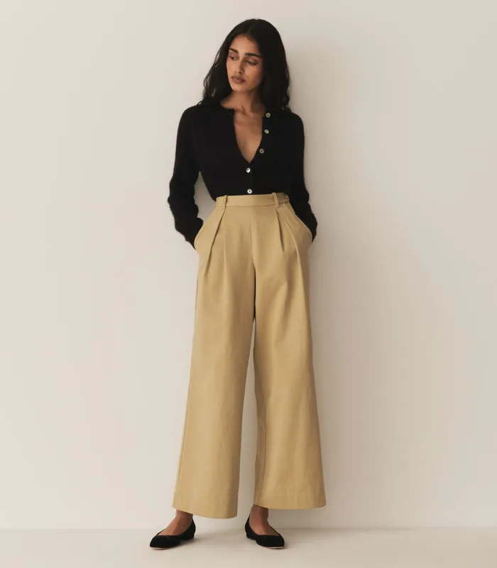 DEN Pants and Shorts Women Hilaire Pant Stone DEN Pants and Shorts Women Hilaire Pant Stone