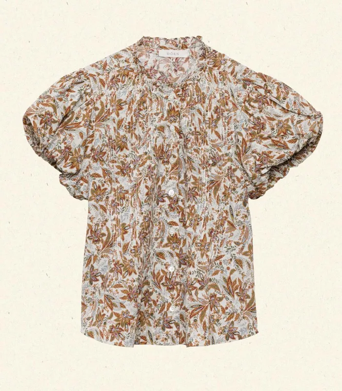 DEN Tops Women Millie Top Blanc Narcissus Floral DEN Tops Women Millie Top Blanc Narcissus Floral