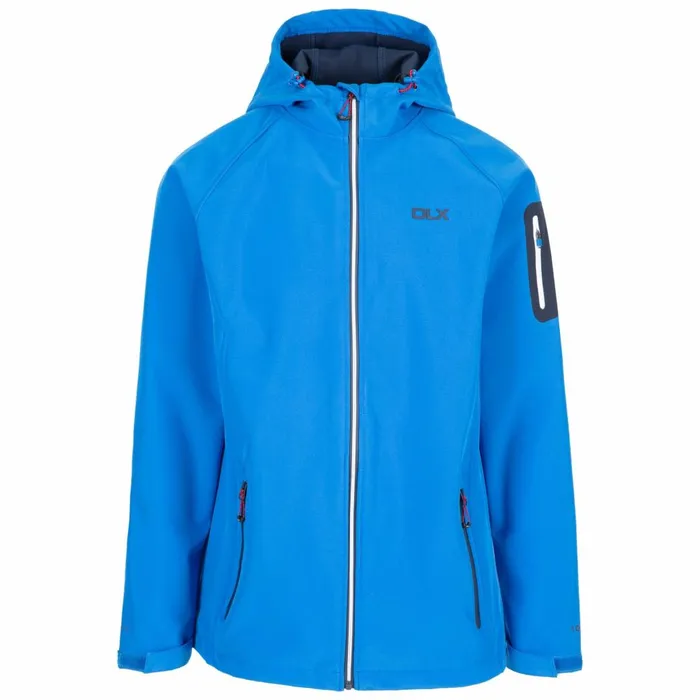 Delgado DLX Waterproof Softshell Jacket Blue Men Trespass Softshell Jackets