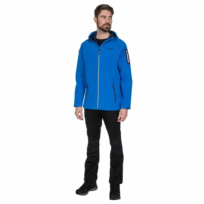 Delgado DLX Waterproof Softshell Jacket Blue Men Trespass Softshell Jackets