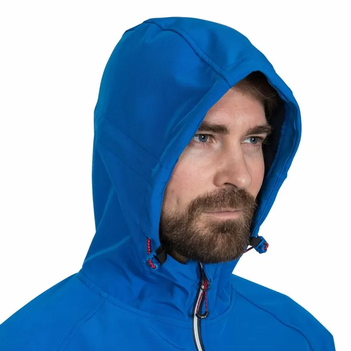 Delgado DLX Waterproof Softshell Jacket Blue Men Trespass Softshell Jackets
