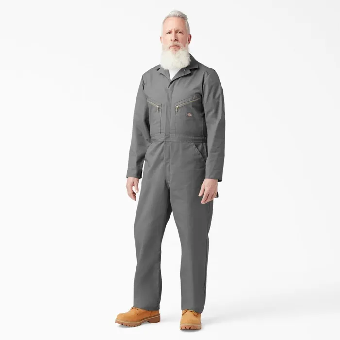 Deluxe Blended Long Sleeve Coveralls Gray Gray gy Men Dickies Coveralls