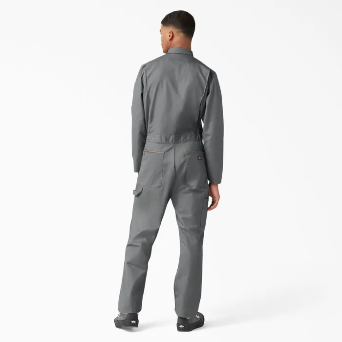 Deluxe Blended Long Sleeve Coveralls Gray Gray gy Men Dickies Coveralls Deluxe Blended Long Sleeve Coveralls Gray Gray gy Men Dickies Coveralls