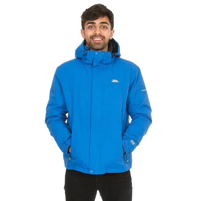 Donelly Waterproof Jacket Electric Blue Men Trespass Waterproof Jackets