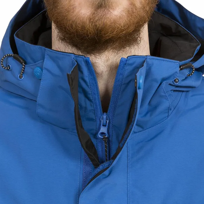 Donelly Waterproof Jacket Electric Blue Men Trespass Waterproof Jackets