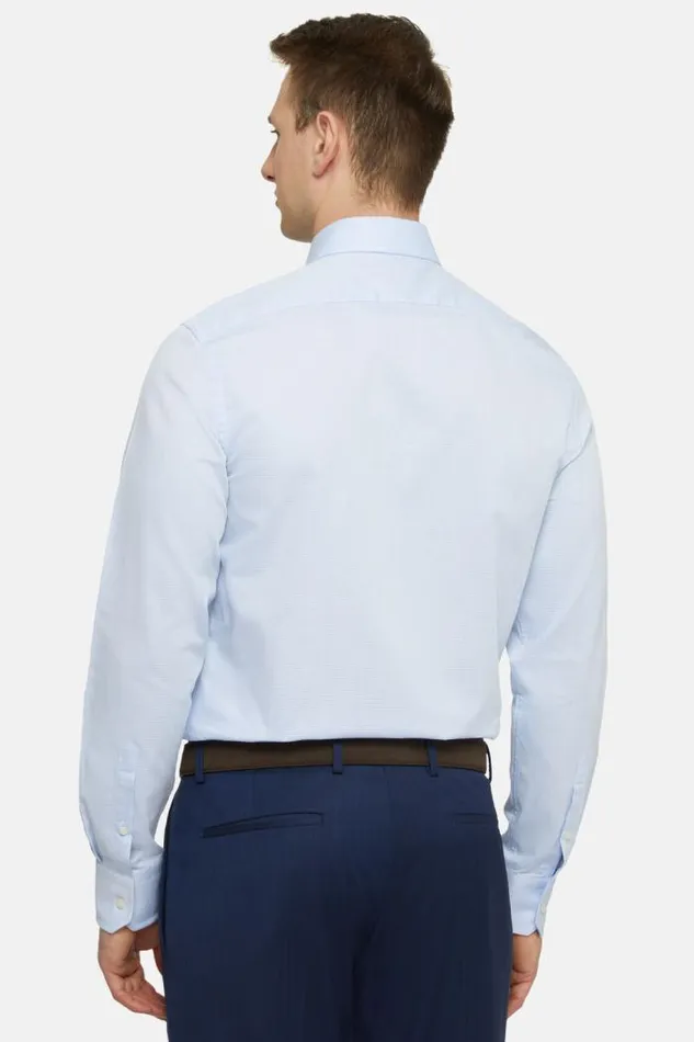 Dress Shirts Men Boggi Milano Dobby Windsor Collar Shirt Slim Fit Light Blu Dress Shirts Men Boggi Milano Dobby Windsor Collar Shirt Slim Fit Light Blu