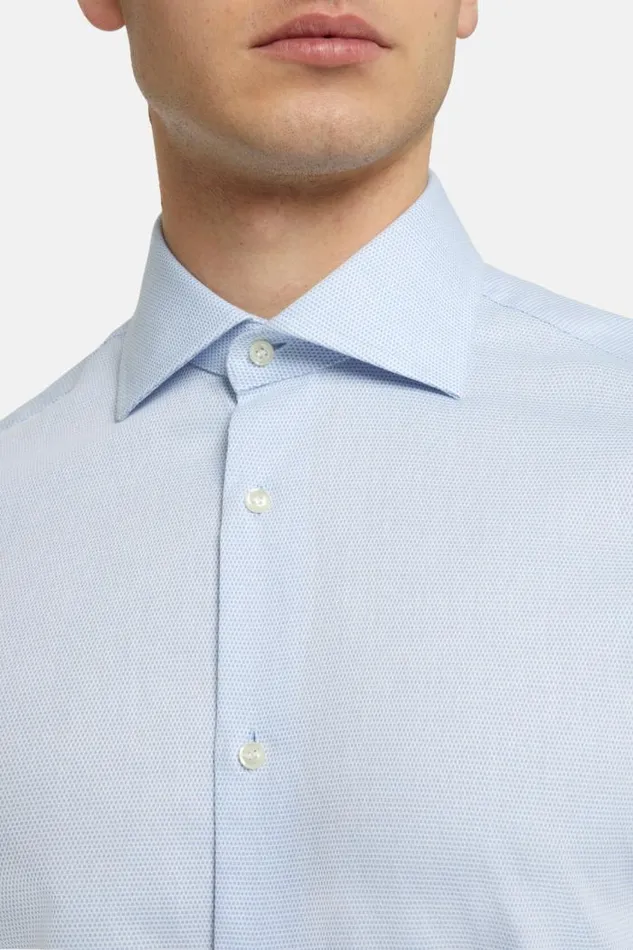 Dress Shirts Men Boggi Milano Dobby Windsor Collar Shirt Slim Fit Light Blu Dress Shirts Men Boggi Milano Dobby Windsor Collar Shirt Slim Fit Light Blu