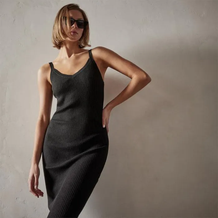 DressesJumpsuits Women James Perse Carmel Dress Black