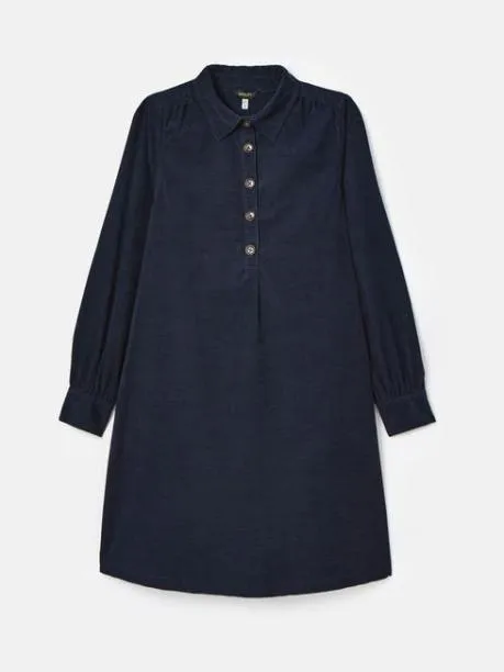 Dresses Women Joules Navy Blue Corduroy Shirt Dress