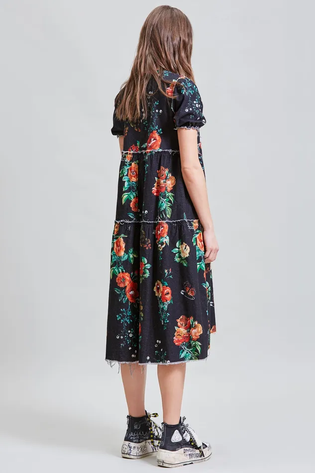 Dresses Women Shredded Relaxed Midi 8211 Useless Treasures R13