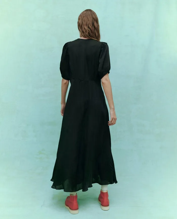 Dresses Women The Great The Gilded Dress Black Dresses Women The Great The Gilded Dress Black