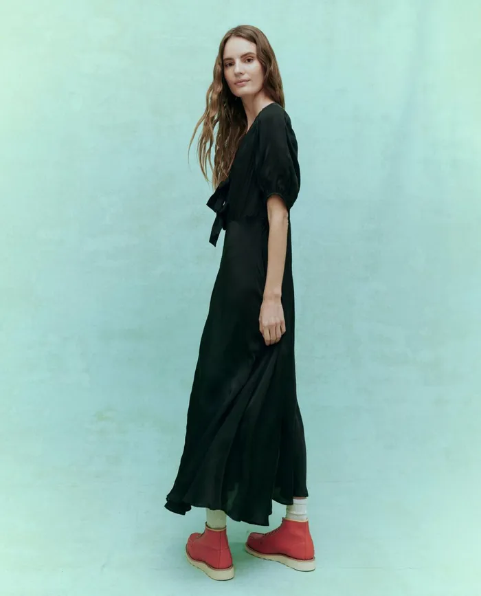 Dresses Women The Great The Gilded Dress Black Dresses Women The Great The Gilded Dress Black