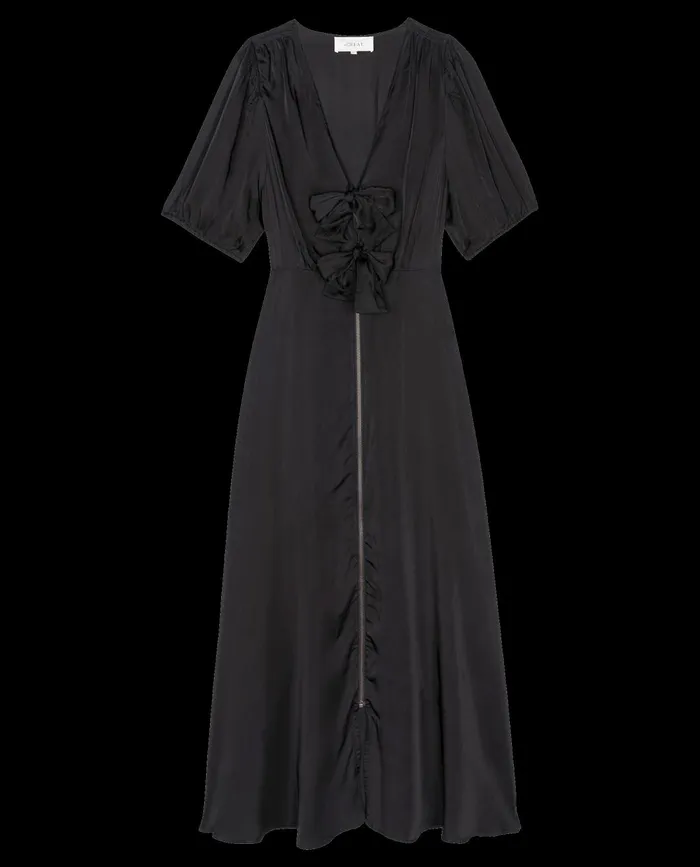 Dresses Women The Great The Gilded Dress Black Dresses Women The Great The Gilded Dress Black