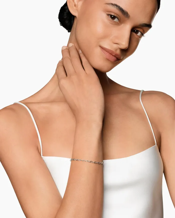 DY Madison Chain Bracelet In Sterling Silver 3mm Women David Yurman Chain DY Madison Chain Bracelet In Sterling Silver 3mm Women David Yurman Chain
