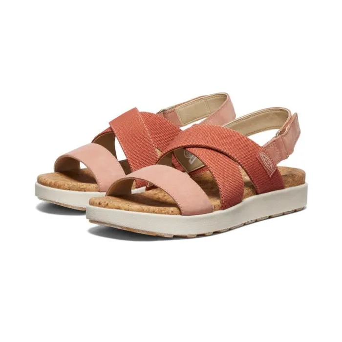Elle Criss Cross Baked ClayCork Sandal Women KEEN Casual Elle Criss Cross Baked ClayCork Sandal Women KEEN Casual