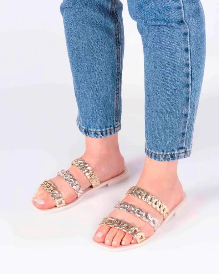 Feel Beige Women Melissa Slides