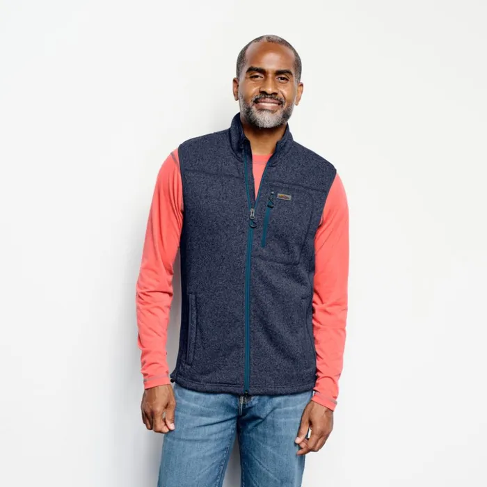 Fleece Men Orvis R65 Sweater Fleece Vest Ink