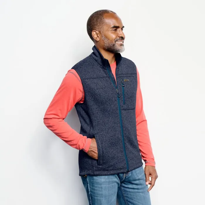 Fleece Men Orvis R65 Sweater Fleece Vest Ink