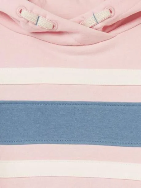 Fleeces and Sweatshirts Girls Joules Pink Colourblock Hoodie