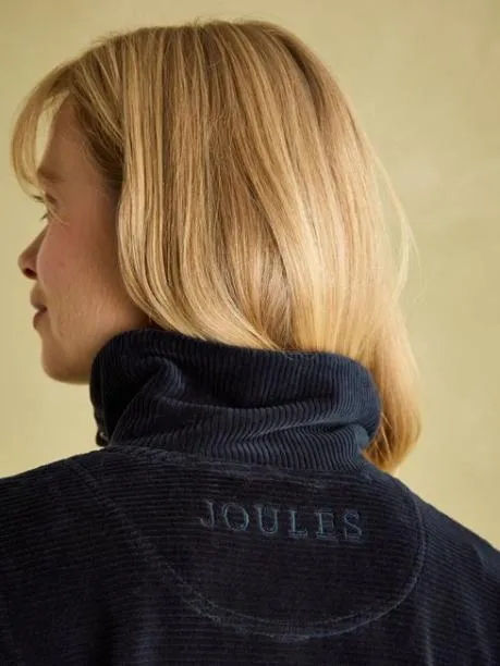 Fleeces and Sweatshirts Women Joules Navy Blue Corduroy Sweatshirt
