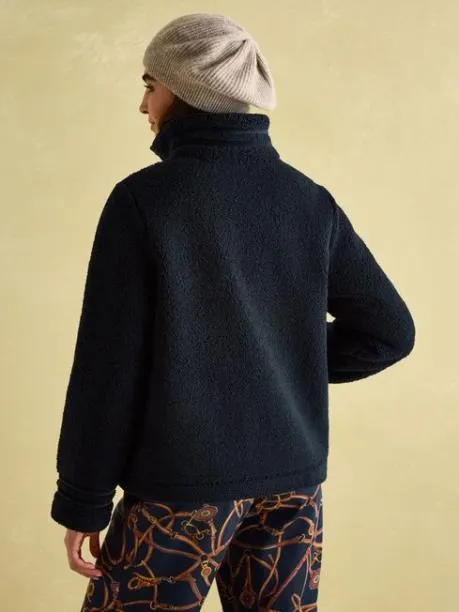 Fleeces and Sweatshirts Women Joules Navy Fleece Jacket