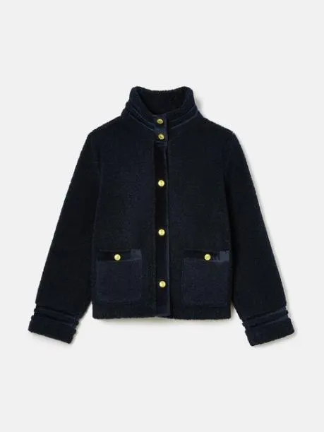 Fleeces and Sweatshirts Women Joules Navy Fleece Jacket