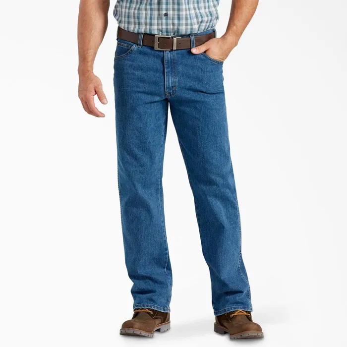 FLEX Active Waist Relaxed Fit Jeans Stonewashed Indigo Blue Stonewashed Indigo Blue snb Men Dickies Jeans FLEX Active Waist Relaxed Fit Jeans Stonewashed Indigo Blue Stonewashed Indigo Blue snb Men Dickies Jeans