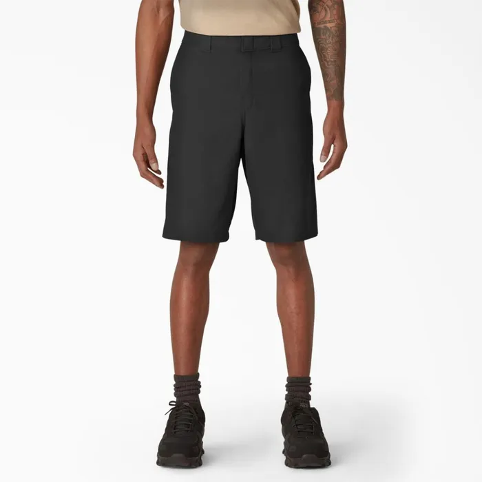 FLEX Cooling Active Waist Regular Fit Shorts 11034 Black Black bk Men Dickies Shorts FLEX Cooling Active Waist Regular Fit Shorts 11034 Black Black bk Men Dickies Shorts