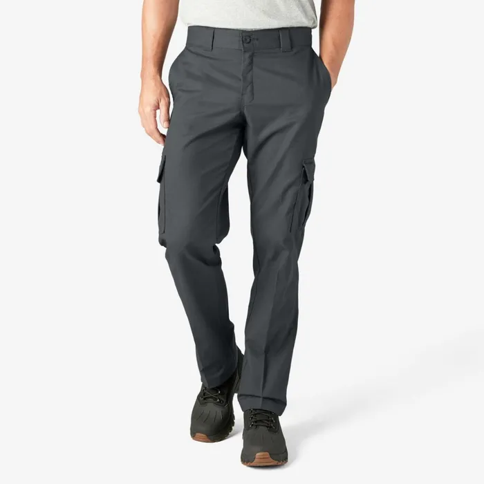 FLEX Regular Fit Cargo Pants Charcoal Gray Charcoal Gray ch Men Dickies Cargo