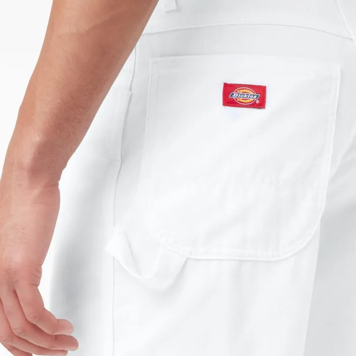 FLEX Relaxed Fit Utility Painter039s Shorts 13034 White White wh Men Dickies Painters FLEX Relaxed Fit Utility Painter039s Shorts 13034 White White wh Men Dickies Painters