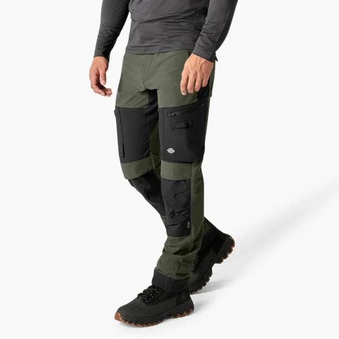 FLEX Slim Fit Double Knee Tapered Pants MossBlack Mossblack cmb Men Dickies Double Knee FLEX Slim Fit Double Knee Tapered Pants MossBlack Mossblack cmb Men Dickies Double Knee