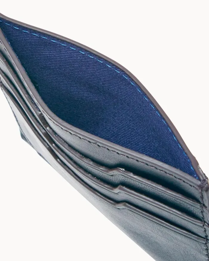 Florentine Card Case Black Women Dooney and Bourke Wallets Florentine Card Case Black Women Dooney and Bourke Wallets