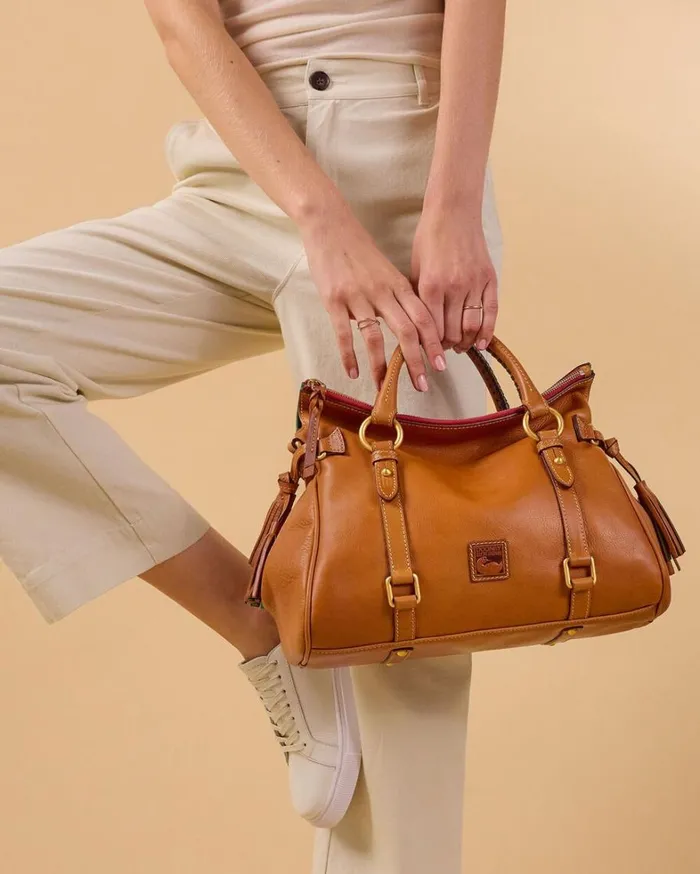 Florentine Large Satchel Natural Women Dooney and Bourke Satchels Florentine Large Satchel Natural Women Dooney and Bourke Satchels