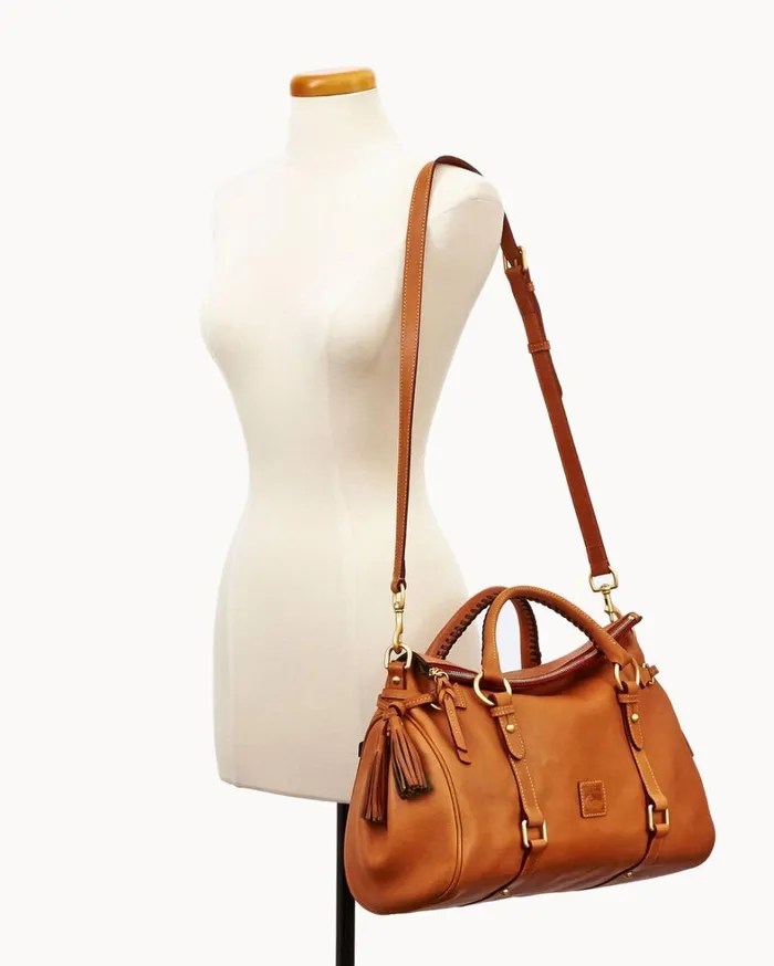 Florentine Large Satchel Natural Women Dooney and Bourke Satchels Florentine Large Satchel Natural Women Dooney and Bourke Satchels