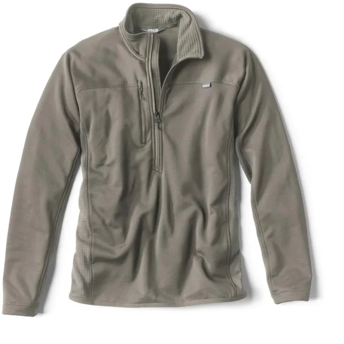 Fly Fishing Men Orvis Mens PRO Fleece HalfZip Pullover Granite