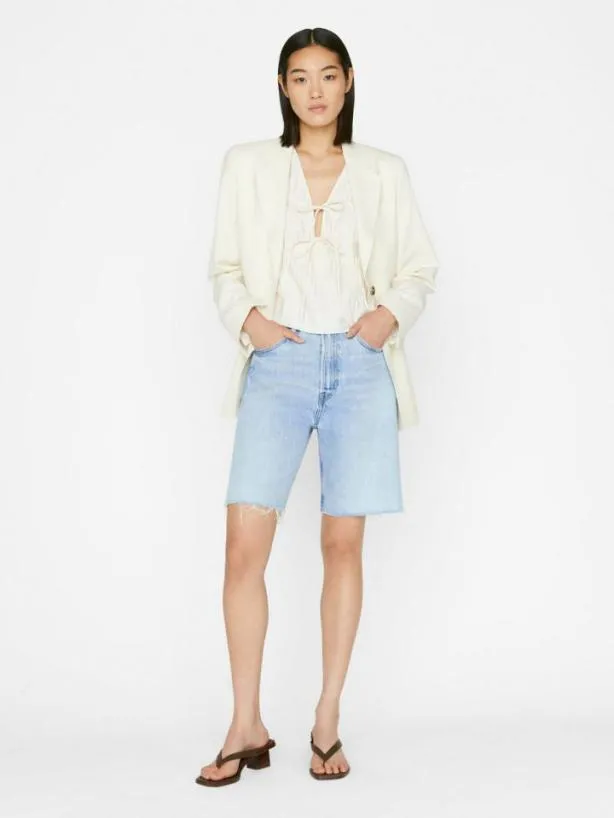 Frame Cinched Crinkle Tank In Off White Off White Women Tops and Blouses Frame Cinched Crinkle Tank In Off White Off White Women Tops and Blouses