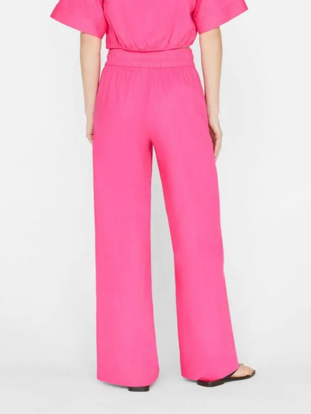 Frame Drawstring Lounge Pant In Flamingo Flamingo Women Pants Frame Drawstring Lounge Pant In Flamingo Flamingo Women Pants
