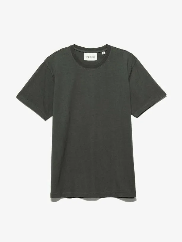 Frame FRAME Logo Tee In Charcoal Grey Charcoal Grey Men Tees