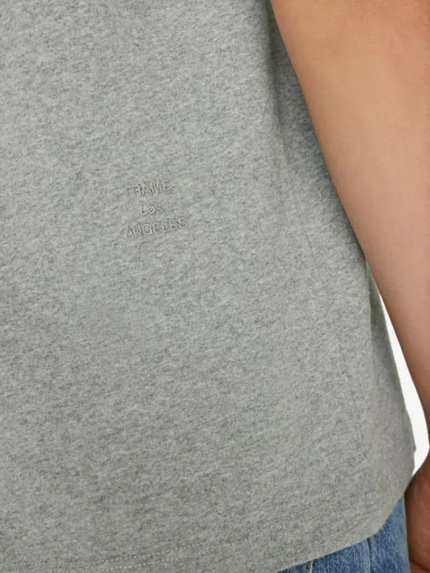 Frame FRAME Logo Tee In Gris Gris Men Tees Frame FRAME Logo Tee In Gris Gris Men Tees